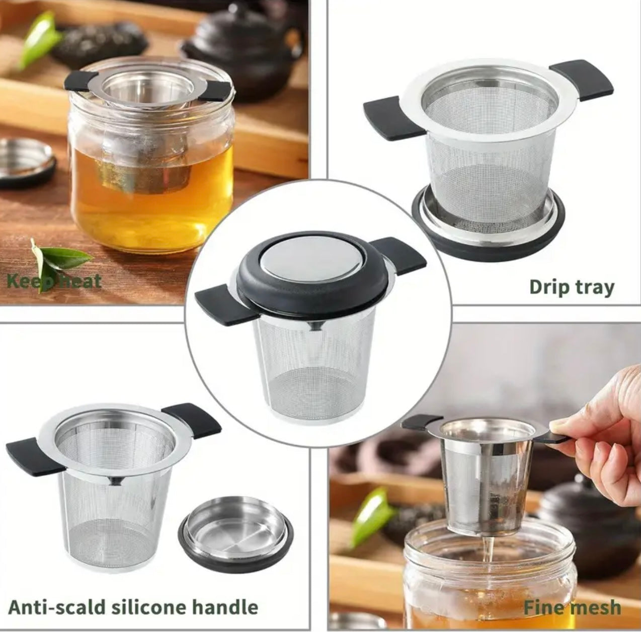 Infuseur à thé en acier inoxydable