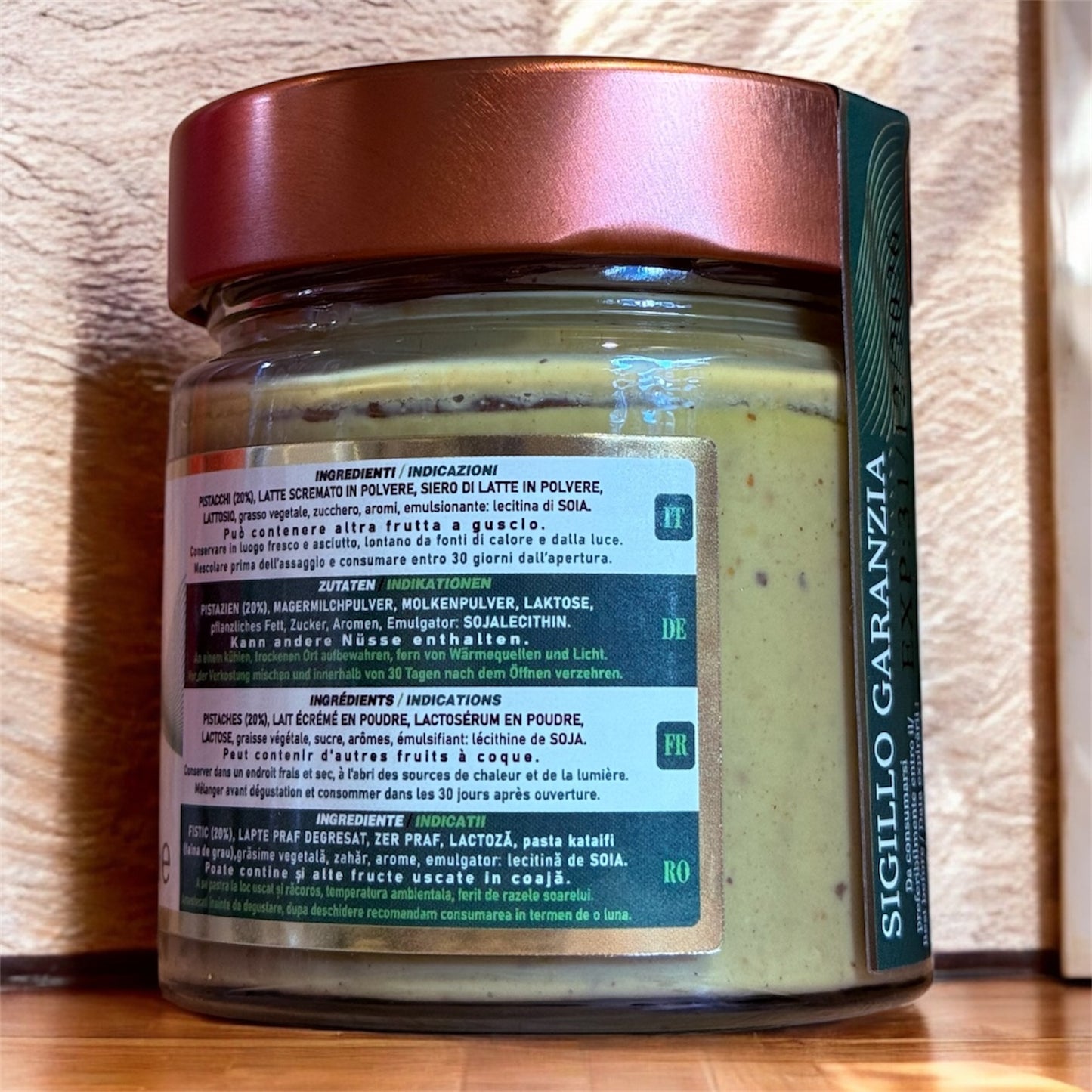 Pâte à tartiner Pistache