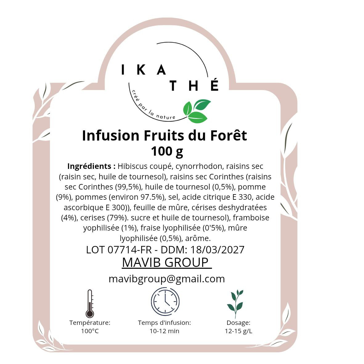 Infusion Fruits de la Forêt