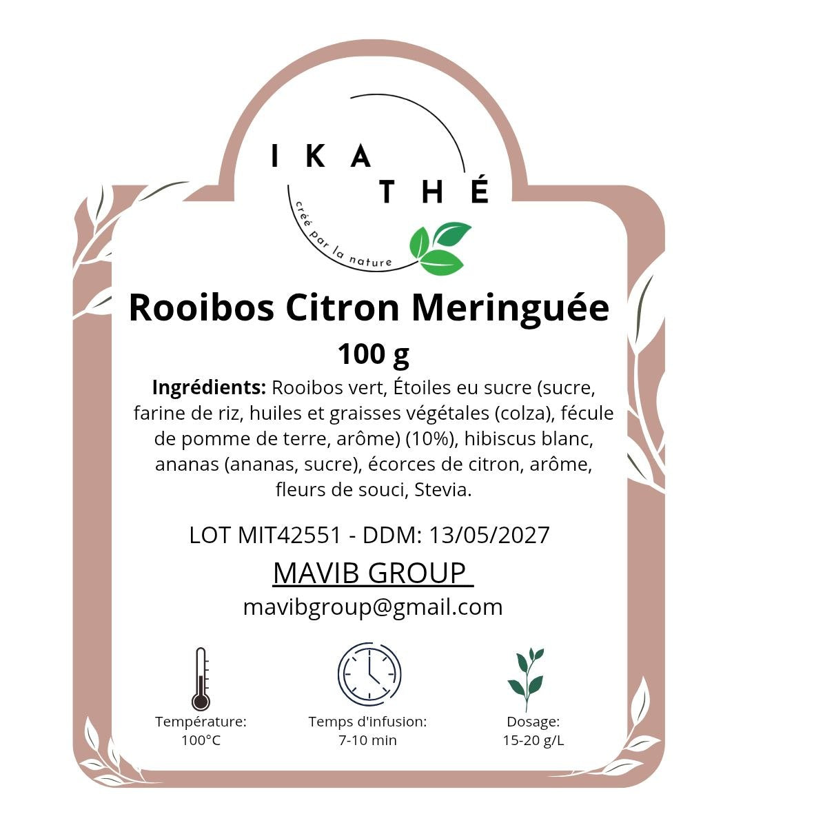 Rooibos Citron Meringuée