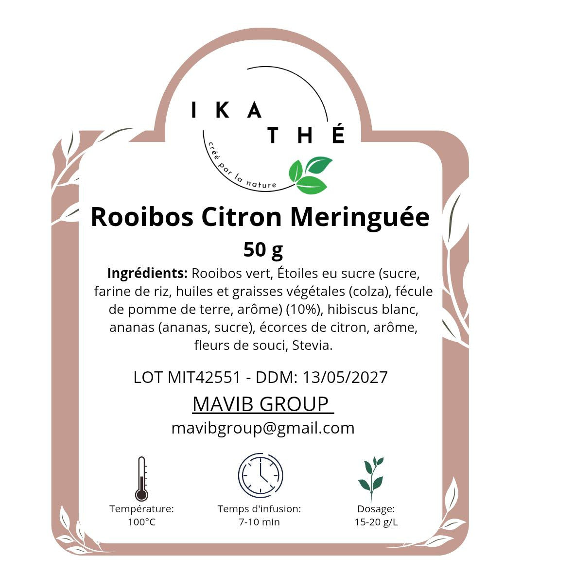 Rooibos Citron Meringuée