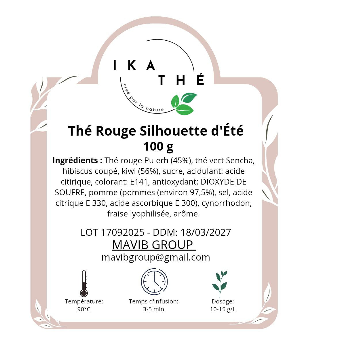 Thé Rouge Silhouette d’Été-L’équilibre entre vitalité et légèreté