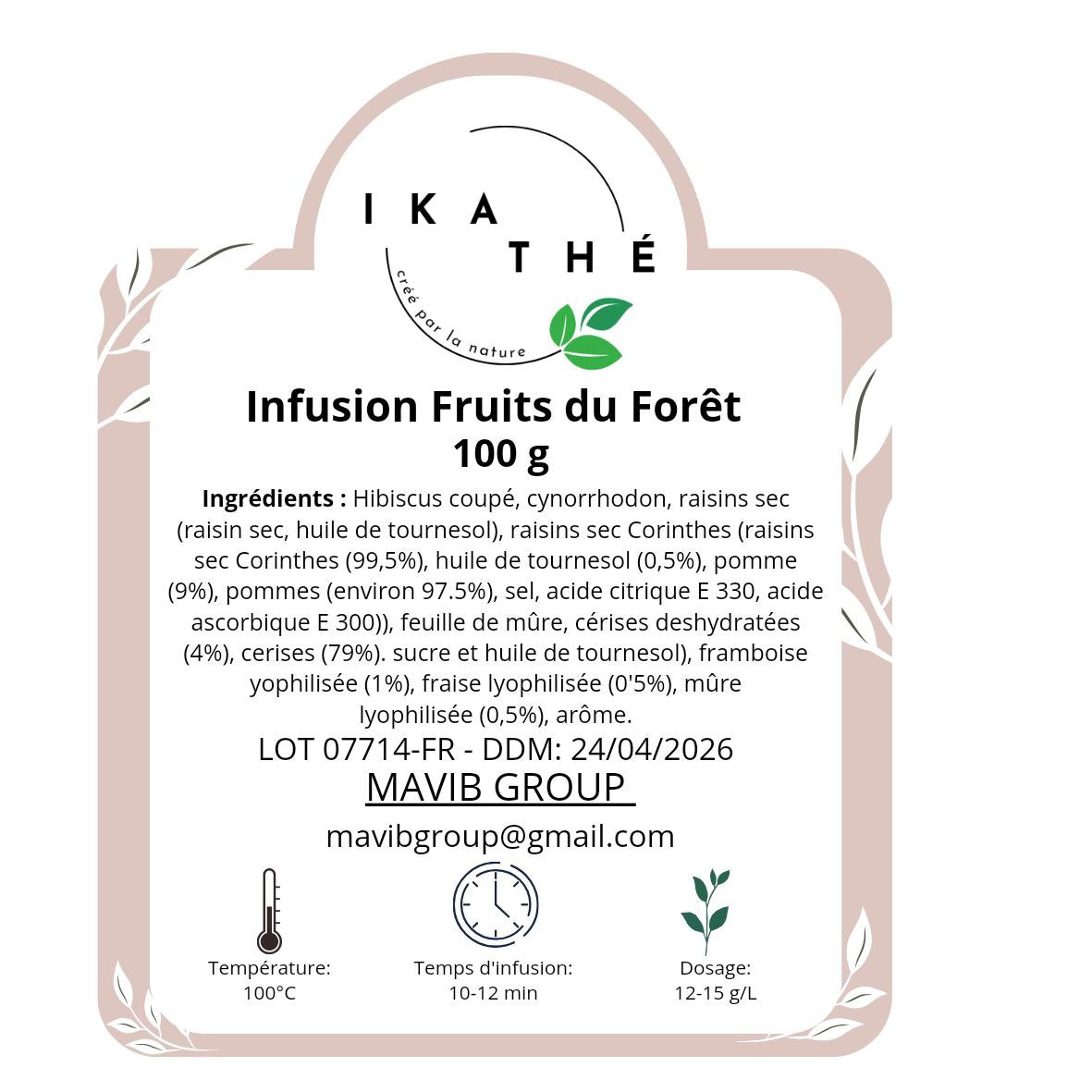 Infusion Fruits de la Forêt