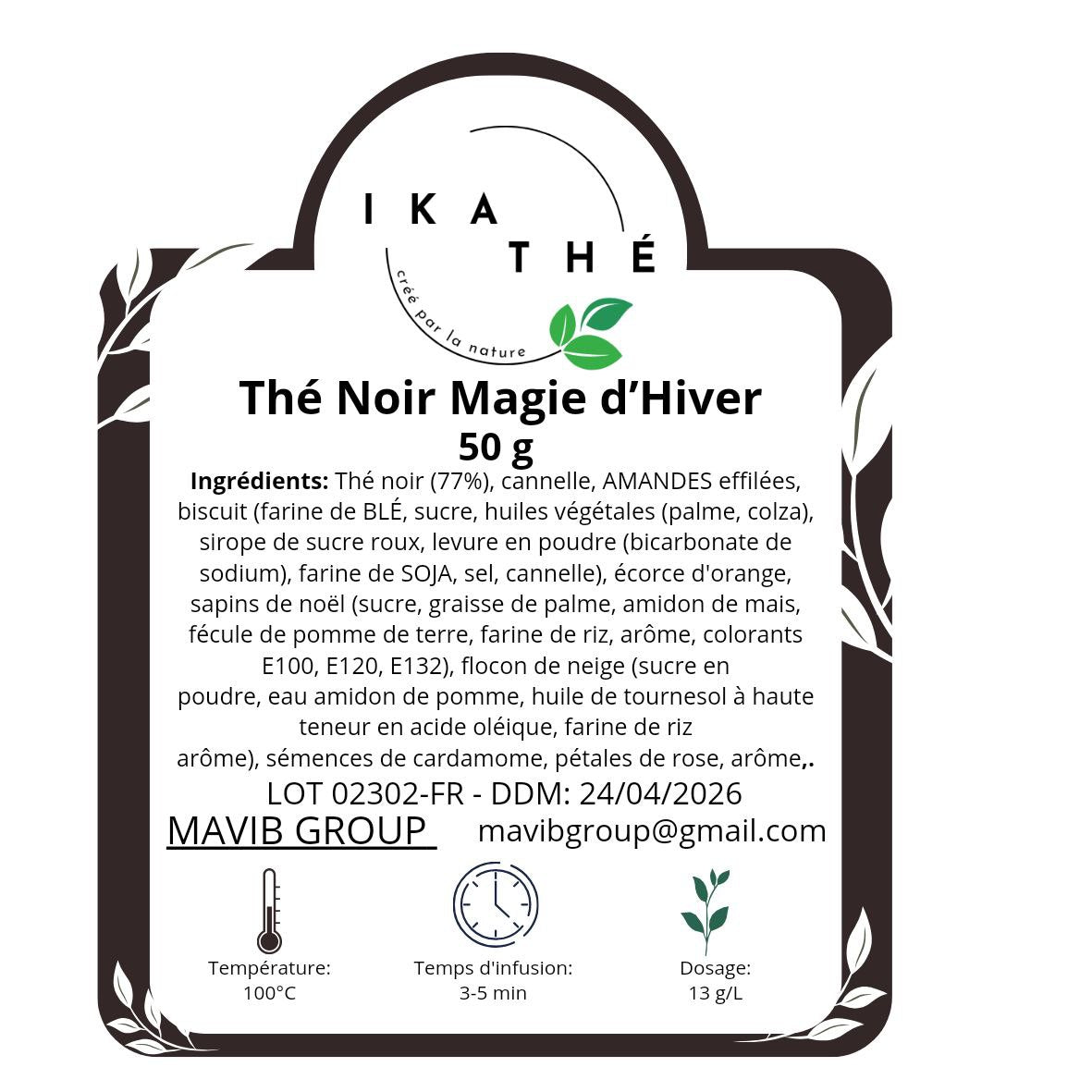 Thé Noir Magie d'Hiver