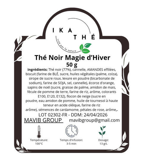 Thé Noir Magie d'Hiver