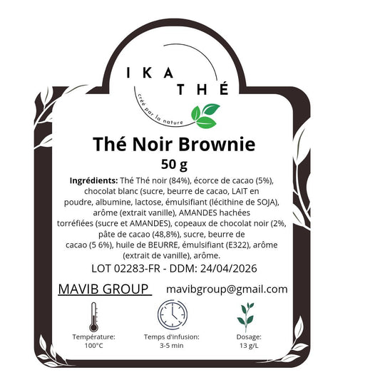 Thé Noir Brownie